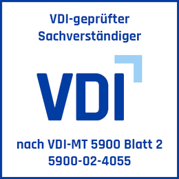 Prüfzeichen-Siegel fortlaufende Sachverst.